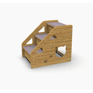 Rampa <span class=keywords><strong>para</strong></span> que el perro duerma arriba Escaleras de madera <span class=keywords><strong>para</strong></span> mascotas Rampa Las escaleras <span class=keywords><strong>para</strong></span> <span class=keywords><strong>perros</strong></span> se pueden usar <span class=keywords><strong>para</strong></span> cama alta Suministros <span class=keywords><strong>para</strong></span> mascotas - Product Image 4