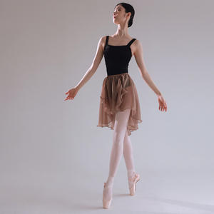 Nouvelle jupe courte de <span class=keywords><strong>danse</strong></span> <span class=keywords><strong>classique</strong></span> pour femmes, tenue de <span class=keywords><strong>danse</strong></span> de performance, robe d'entraînement en maille à pétales populaire, spandex/nylon, examen artistique - Product Image 6