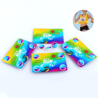 Porte-dossards en plastique réutilisables pour course à pied, clips en plastique pour numéros de course, boucles pour marathon