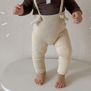 Infant Kids Overalls Skinny Pants Newborn Baby Boys Girls Ribbed Jumpsuit Baby Clothing Leggings Girls Clothes Trousers - Product Image 5