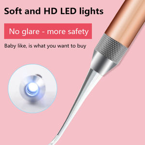 Linterna LED con endoscopio para limpieza de oídos, cuchara con luz y lupa para eliminación de cera - Product Image 3