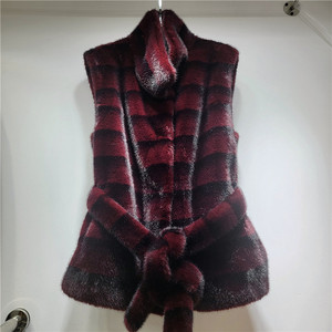 Gilet Donna Elegante in Finta Pelliccia di <span class=keywords><strong>Visone</strong></span>, Nuova Collezione Autunno-Inverno 2026, Stile Retrò con Lacci - Product Image 3