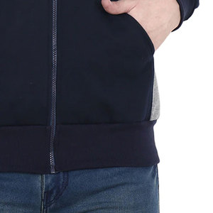 Sweat à capuche basique en coton mélangé pour homme, modèle 2026, personnalisable, pour impression en quantité - Product Image 4