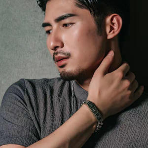 Nieuwe Wijnstok Gras Patroon Mode Hiphop Stijl Armband Creatief Ontwerp Zware Industrieën Maken Retro Armband Accessoires - Product Image 3