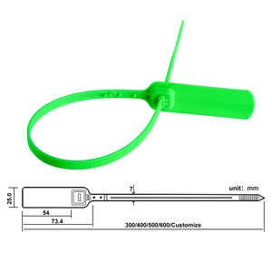 Tamper Bằng Chứng Dùng Một Lần Kéo Chặt Chẽ 40Cm Trailer Vận Chuyển <span class=keywords><strong>Container</strong></span> Ổ Khóa An Ninh Tag Nhựa Con Dấu Cho Xe Tải Trung Tâm Trailer - Product Image 2