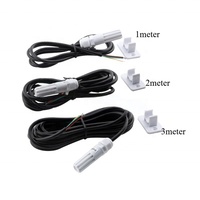 Module de capteur numérique de température et d'humidité AHT10/20/30, interface I2C, câble de connexion de sonde en acier inoxydable à coque blanche
