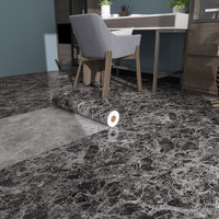 Carreaux de sol en vinyle autocollants imperméables épaissis, antidérapants, motif bois et marbre, pour la décoration des murs et sols intérieurs