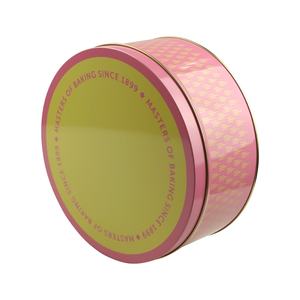 Empaque de Regalo Redondo de Hojalata de Alta Capacidad con Impresión Personalizada para Galletas y Pasteles, Ideal para Bodas y Navidad - Product Image 2