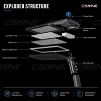 Cishine 30w 60w 120w 160w 240w Module LED extérieur étanche à haut lumen pour éclairage public IP66 en aluminium moulé sous pression pour autoroutes et routes principales