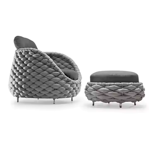 Meilleures ventes : Ensemble de canapé modulaire d'extérieur <span class=keywords><strong>en</strong></span> osier et <span class=keywords><strong>rotin</strong></span> tressé avec coussins, mobilier de jardin <span class=keywords><strong>pour</strong></span> villa - Product Image 2