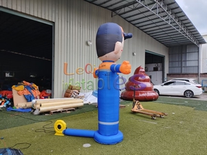 Muñeco Inflable con Brazos Móviles y Logotipo Personalizado, Bailarín Inflable <span class=keywords><strong>de</strong></span> Bienvenida para Promoción en Gasolineras - Product Image 4