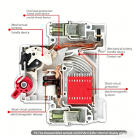 [CCC] Disjoncteur tripolaire compact à double protection : fuite et court-circuit pour usage industriel léger