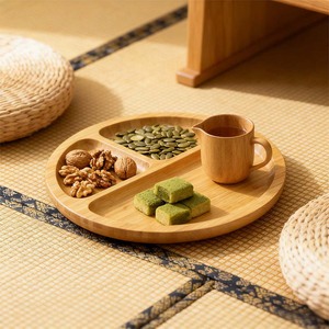 Plateau divisé <span class=keywords><strong>pour</strong></span> noix plateaux en bois <span class=keywords><strong>plat</strong></span> de service en bois jetable <span class=keywords><strong>pour</strong></span> hôtels et cuisine assiette à Dessert sûre plateaux personnalisés - Product Image 2