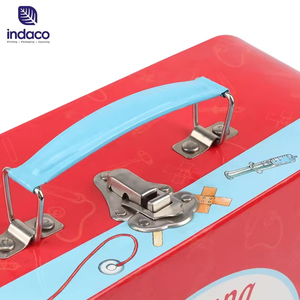Valise en carton avec poignée métallique pour jeu de docteur, jouets médicaux, coffret cadeau pour bébé - Product Image 6