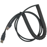 Diskon besar produsen sampel gratis harga pabrik LBT 3m Ls2208 kabel USB, kabel ekstensi Spiral gulung USB a hingga RJ45