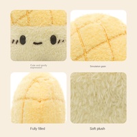 Coussin en peluche « Ananas Afternoon Tea » – Doux et moelleux, rembourrage en coton PP, adorable jouet en peluche pour la chambre des filles ou la décoration du canapé