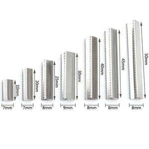 Embout de serrage en métal classique de luxe en laiton pour sacs et sangles, connecteur à sertir en alliage de zinc pour sangles et tissus - Product Image 3