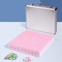 Jeu de société portable Zoe style classique pour l'apprentissage précoce des enfants : alphabet anglais, mots, mélamine, type Mahjong