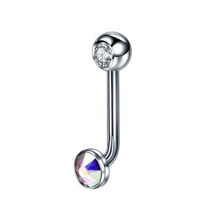G23Titanium Vertical Clitoral Hood (VCH) Sexy Body <span class=keywords><strong>Piercing</strong></span> Jewelry avec Opal Stone <span class=keywords><strong>Christina</strong></span> Piercings pour Femmes Hommes - Product Image 4
