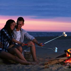 Nhân bản thiết kế đôi kim loại xiên <span class=keywords><strong>Marshmallow</strong></span> ngã ba rang gậy với một 360 độ xoay xử lý - Product Image 6