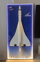 Cadre mural personnalisé pour l'avion Concorde de la série Compatible Creativity 10318, pour l'avion Airbus, à suspendre au mur