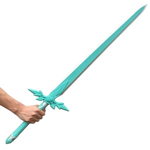 Épée en mousse bleue de 110 cm, inspirée de <span class=keywords><strong>Kirito</strong></span> de <span class=keywords><strong>Sword</strong></span> Art Online Alicization, accessoire de cosplay pour les 14 ans et plus - Product Image 1