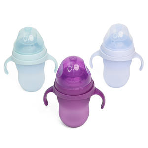 <span class=keywords><strong>Biberon</strong></span> d'<span class=keywords><strong>allaitement</strong></span> personnalisé de 250ml en argent nano à col large en silicone anti-colique pour bébé, matériau PPSU pour l'<span class=keywords><strong>allaitement</strong></span> - Product Image 5