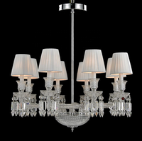 Lustre en cristal de style européen, lustre en cristal pour mariage, lustre en cristal pour hôtel, salon, lustre de luxe