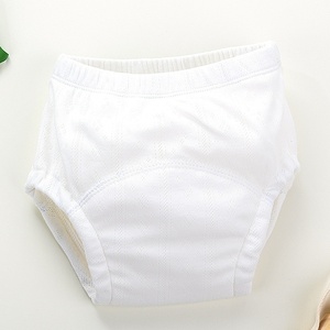 Pañales de tela reutilizables <span class=keywords><strong>Komi</strong></span> Is Cute, de algodón puro, con protección contra fugas y superficie seca para el entrenamiento del bebé en el baño - Product Image 6