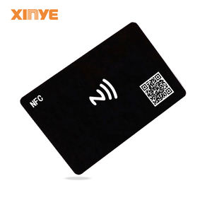 Tarjetas de visita NFC RFID impresas personalizadas Impresión holográfica de PVC mate brillante Frecuencia programable de 13,56 MHz para pago de hotel - Product Image 2