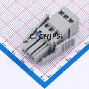 769-103/021-000 Plug-in Terminal Block Connector ( Pitch: 5mm )( Color: Gray )( Total PIN Count: 3P )( Number of Rows: 1 ) - Product Image 2