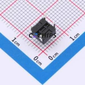 TS013-CBW1FH7.0 Tactile Switch Through hole-4P,6x6mm Switch Single Pole Single Throw Round Button 2.5N Through Hole - Product Image 2