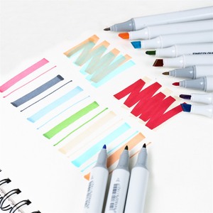 <span class=keywords><strong>Marqueurs</strong></span> à craie Finecolour de qualité artiste, très demandés, <span class=keywords><strong>avec</strong></span> pointes pinceaux souples - Product Image 2