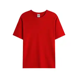 High Quality 100% Cotton 190gsm 19 Colors Men Women Unisex Customizable Blank Casual T Shirt Men's T-shirt T Shirts T-shirts