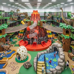 商业恐龙主题室内游乐场设备，购物中心定制儿童软游戏中心 - Product Image 6
