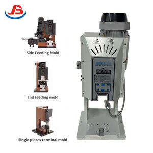 เครื่องจีบสายไฟกึ่งอัตโนมัติ Jianbo รุ่น JB-2T แบบเงียบพิเศษ สำหรับงานประกอบในโรงงาน ใช้ไฟ 110V/220V - Product Image 2