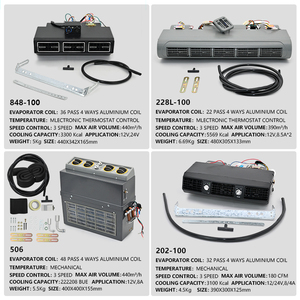 <span class=keywords><strong>ชุด</strong></span>ติดตั้งแอร์รถยนต์ใต้คอนโซล ยูนิเวอร์แซล 12V 24V รุ่นใหม่ ความเย็น 2600 วัตต์ กำลังไฟ 600-800 วัตต์ สำหรับ<span class=keywords><strong>รถยนต์</strong></span> จอดรถยนต์ - Product Image 4