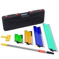 Outils de finition pour cloisons sèches en acier inoxydable Couteau pour cloison sèche Grattoir à mastic avec boîte de rangement durable pour le bricolage