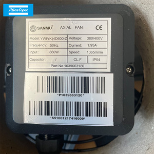 Ventilador Industrial Atlas Copco de 24 Pulgadas con Aspas de Aleación de Aluminio, 2800 RPM, Rodamiento de Bolas, Cabezal de Ventilador Eléctrico de Refrigeración - Product Image 2