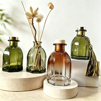 Diffuseur de parfum d'ambiance de luxe en forme d'octogone, grande capacité 150 ml, bouteille en verre pour huiles artisanales DIY, vente en gros