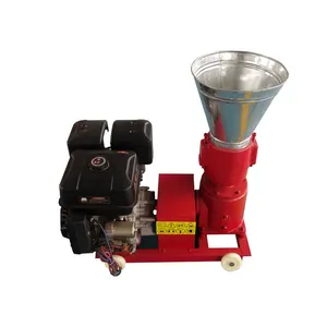 Factory Price Small Flat Die Rice Husk Wood Pellet Machine