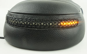 Motocicleta Vintage plana mocoso <span class=keywords><strong>asiento</strong></span> <span class=keywords><strong>Cafe</strong></span> <span class=keywords><strong>Racer</strong></span> bicicleta Retro Scrambler cojín del <span class=keywords><strong>asiento</strong></span> con LED de freno a Singal Luz - Product Image 5