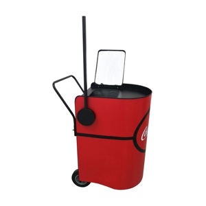 Carrito de Bebidas con Enfriador, Carrito de Venta Móvil de Metal Personalizado para Bebidas Frías y Jugos para Hoteles, Restaurantes y Exteriores - Product Image 3