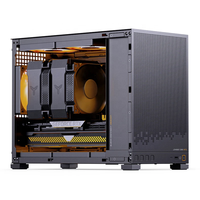 Boîtier PC Micro ATX JON-SBO D32 STD avec panneau latéral en verre trempé, supportant le refroidissement liquide 240 mm, mini-tour pour jeux