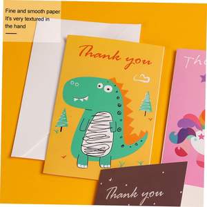 Myway 12pcs New Baby <strong>Boy</strong> Thank You Cards Baby Gift Cartoon with Envelopes for Baby Shower <strong>Party</strong> - Product Image 6