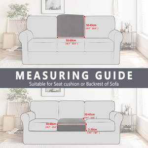 <span class=keywords><strong>Housse</strong></span> de coussin de canapé en soie de lait élastique unie de haute qualité <span class=keywords><strong>pour</strong></span> 1 place, lavable en machine - Product Image 5
