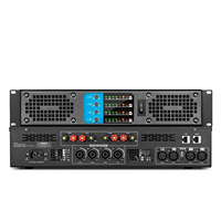 Amplificateur numérique GAP-604 professionnel 600W 4 canaux, amplificateur puissant pour KTV, scène, concert, église