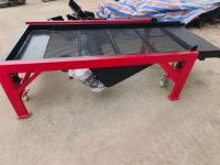 Table de tri vibratoire pour l'ail, machine de calibrage et de criblage vibratoire pour l'ail