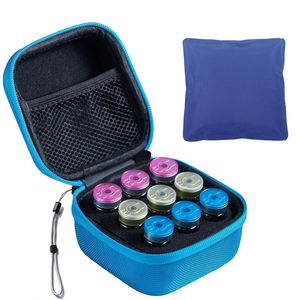 กระเป๋าใส่ยาอินซูลิน SJ EVA สีฟ้า 1 ช่อง ใส่ขวดขนาด 10 มล. ป้องกันน้ำ ซิปกันน้ำ กันกระแทก พร้อมแผ่นน้ำแข็ง - Product Image 1