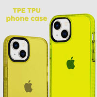 Coque de téléphone personnalisée pour iPhone 15, coque TPU TPE pour téléphone portable pour femmes, coque à impact mignon pour iPhone 15 14 pro, motif floral coloré